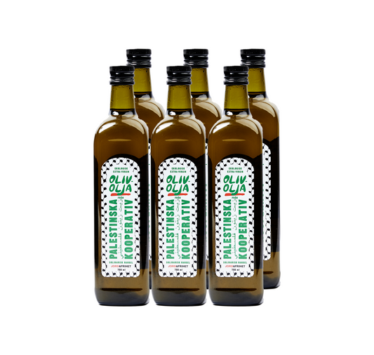 Palestinsk Olivolja Ekologisk Extra Virgin 75 cl - 6 flaskor